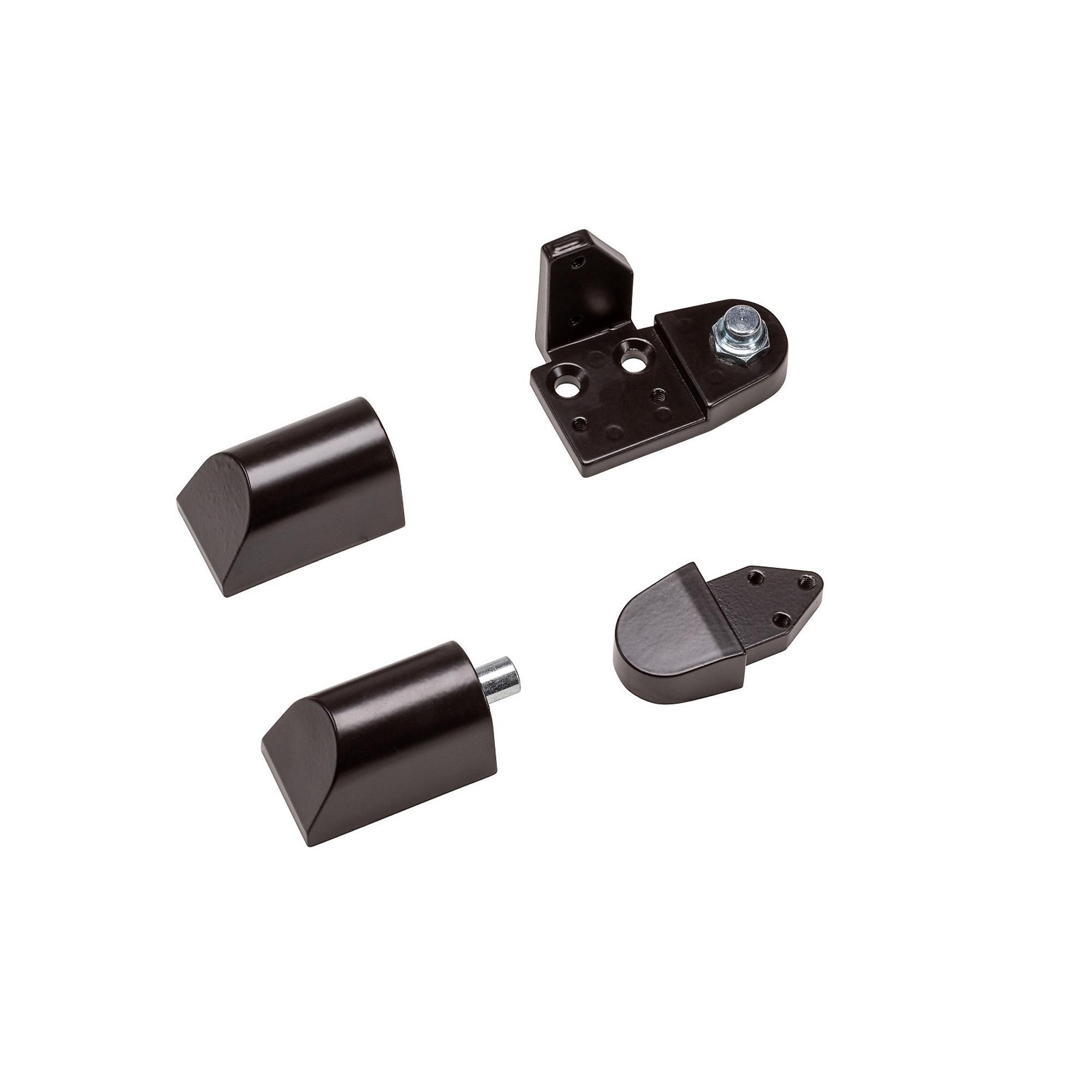 Global Door Controls Amarlite Style Offset Door Pivot Hinge Set — 3/4in. Duronodic, Left Hand, For Adams Rite Type Storefront Door, Model# TH1112-LH-DU